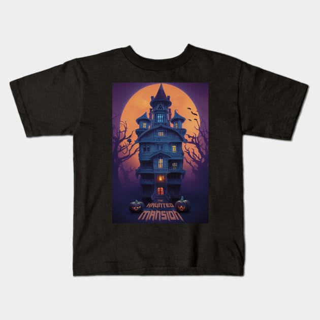 The Haunted Mansion Kids T-Shirt by splode